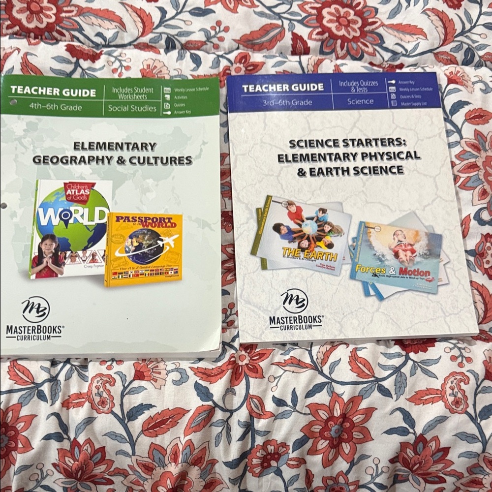 Final price sell separately Elementary Geography & Science Teacher Guides